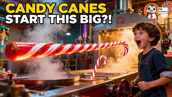 Lets Learn How Candy Canes are Made?