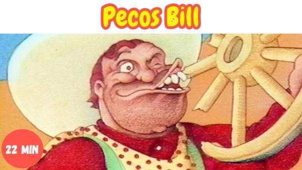 Pecos Bill is a tall tale about a fearless cowboy with wild, legendary adventures.