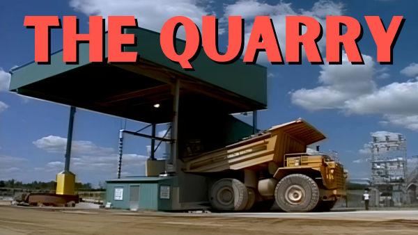 Let's see the mighty machines that are at the rock quarry! 