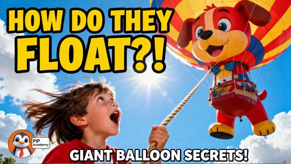 Lets Learn How Parade Balloons Float high in the air!