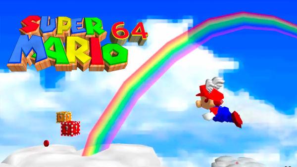 Watch Mario zoom through Super Mario 64 at lightning speed!
