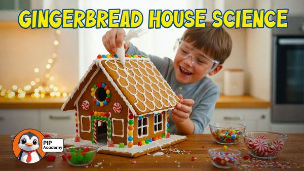 Let a Built a Gingerbread House!