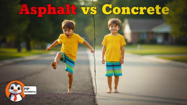 Lets Learn the Difference Between the Asphalt and Concrete Roads