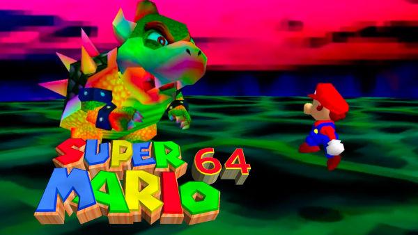 Watch Mario zoom through Super Mario 64 at lightning speed!