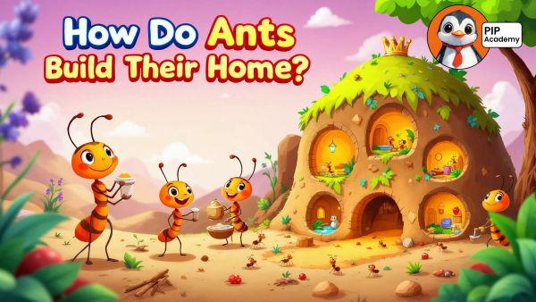 Lets learn how ants built their homes!
