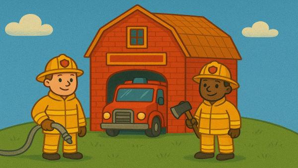  Ride alongside real firefighters as the engine screams through the streets on its way to put out a fire. Join our friendly firefighter, Mike, for a day in the life of a real firefighter.