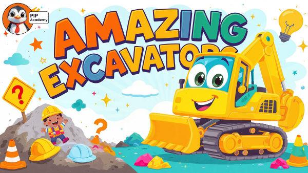 Lets Learn About Excavators Together!