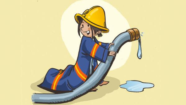 Read a story about what to do in a fire!