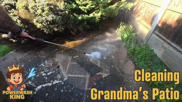 In this emotional video the Powerwash King cleans the patio of his late grandmother and thinks about the fond memories of his grandma!