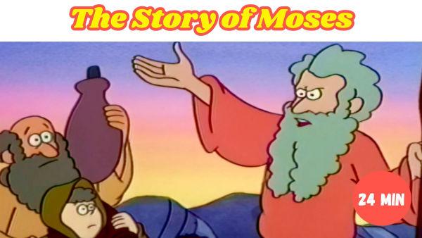 Moses leads the Israelites out of Egypt and receives god’s commandments at mount sinai.