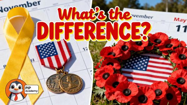 Veterans Day vs. Memorial Day for Kids