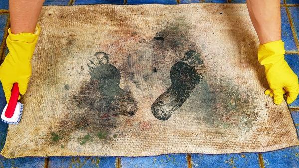 In this video we clean the DIRTIEST bath rug / bath mat you have ever seen in your life! Its full with mold, hairs, and other filth.