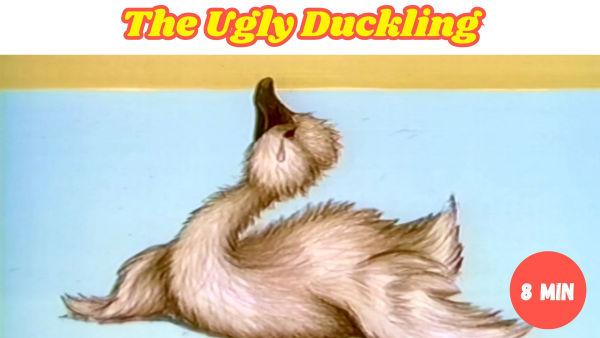 The Ugly Duckling is about a duckling who grows into a beautiful swan, learning to accept himself.