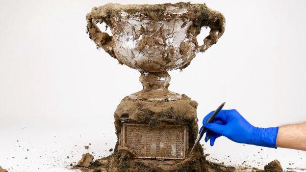 We found the world's DIRTIEST Australian Open trophy (challenge cup) and in this video you will see how it get cleaned so its owner can revealed...