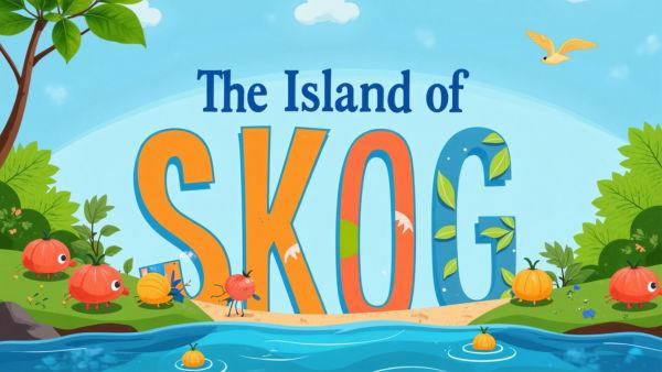 The Island of the Skog is a fun adventure of a young explorer discovering a magical island of playful creatures!