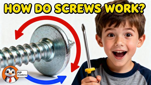How Do Screws Work? Simple Machines Explained for Kids