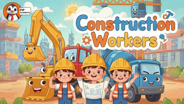 Lets Learn What Construction Worker do at Job!