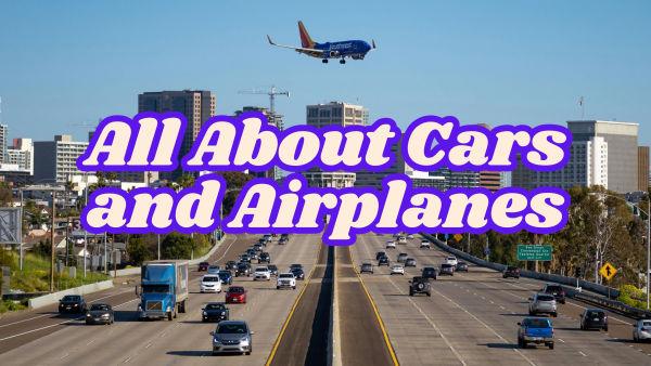 In All About Cars and Airplanes, explore the incredible machines that move us on land and through the sky. From high-speed sports cars to powerful jets, discover the engineering and design behind these amazing vehicles!