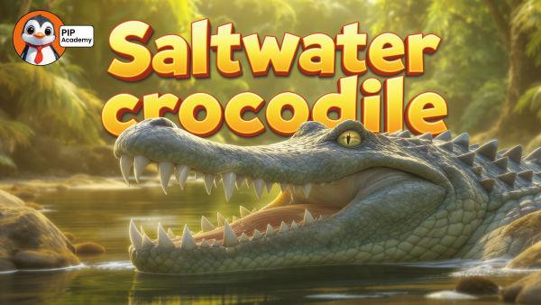 Lets Learn Together About Saltwater Crocodile!