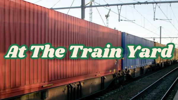 In Mighty Machines: At the Train Yard, powerful locomotives and hardworking railcars team up to move cargo across the tracks. 